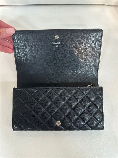 chanel continental wallet|genuine chanel wallets.